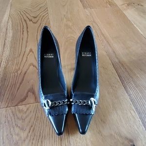 Stuart Weitzman black dress shoes